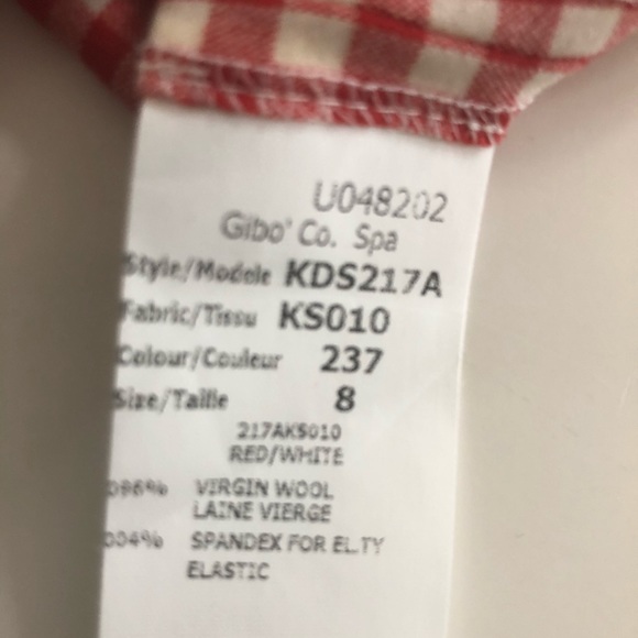 Michael Kors Red Gingham Shorts - Picture 5 of 5